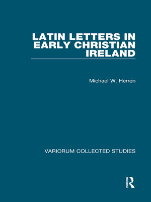 cover image of Latin Letters in Early Christian Ireland
